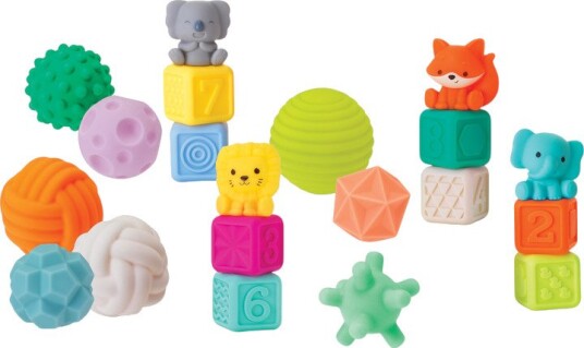 Bkids Infantino Stackables Lekesett Med Myke Klosser
