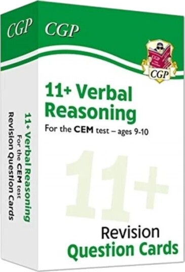 11+ Cem Revision Question Cards: Verbal Reasoning - Ages 9-10 Av Cgp Books