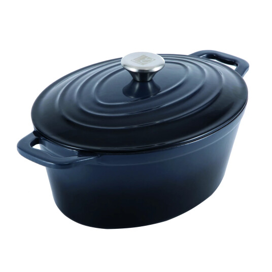 Engrospris Cs Solingen støpejernsgryte Xanten oval 7,7 L Sort 36x27,8 cmJerngryte 106671