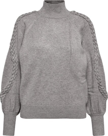 Minus Msvera High Neck Knit Pullover   FROST GRAY   XL