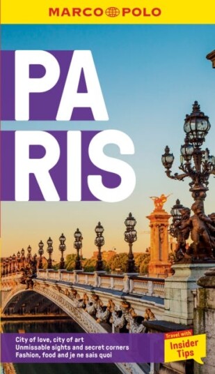 Paris Marco Polo Pocket Travel Guide with pull out map