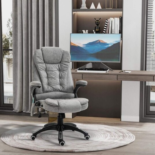 Ergonomisk kontorstol med massasje og varme