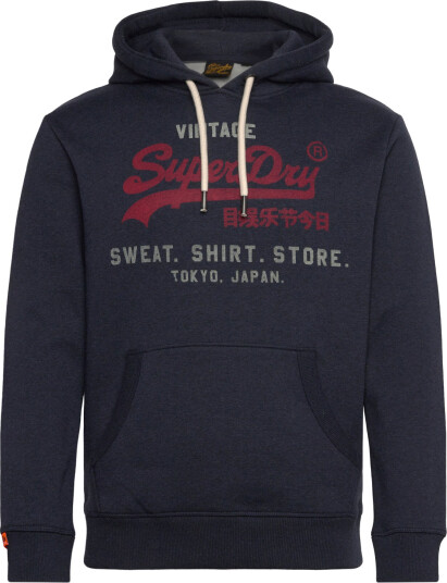 Superdry Vl Heritage Relaxed Hood Navy XXXL