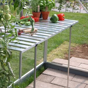 Vitavia Foldebord drivhus eloksert aluminium
