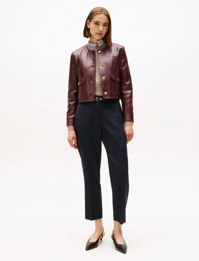 Tommy Hilfiger Timeless Wool Slim Strt Pant - Black - 44 Tommy Hilfiger Timeless Wool Slim Strt Pant - Black - 44
