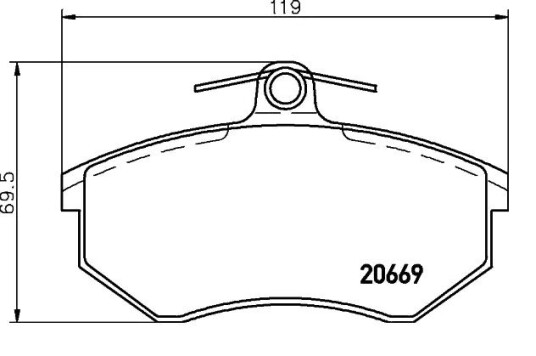 Bremseklosser BREMBO P 99 026