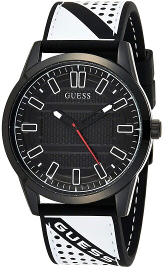 Guess Herreklokke W1300G2 Sort/Lær Ø42 mm Guess Herreklokke W1300G2 Sort/Lær Ø42 mm