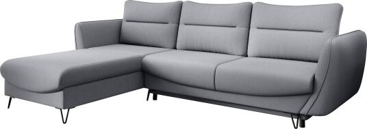 Lence Sovesofa m. Divan Oppbevaring Lysegrå