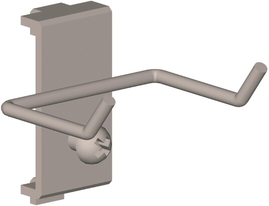 Treston 85322451 Dobbeltkrok R2, 5-pakning 200 x 6 x 25 mm, Garasjeinnredning & oppbevaring