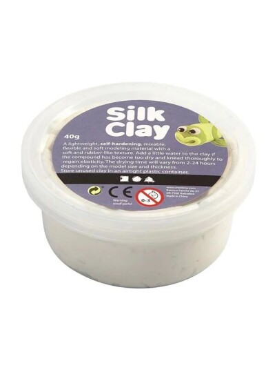 Silk Clay White 40gr. Silk Clay White 40gr.