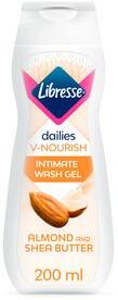 Libresse Wash Gel Almond og Shea Butter 200 ml. Libresse Wash Gel Almond og Shea Butter 200 ml.