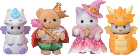 Sylvanian Families Fantastisk Eventyrfigursett med 4 Babyfigurer og Kostymer - Multi