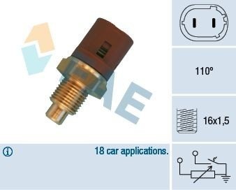 Sensor, motortemperatur FAE 34450