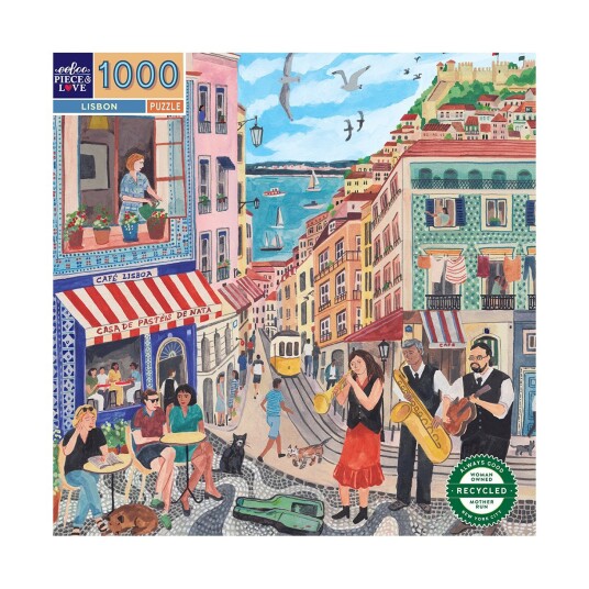 eeBoo Puzzle 1000 pcs Lisbon EPZTLSB eeBoo Puzzle 1000 pcs Lisbon EPZTLSB