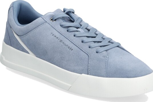 Tommy Hilfiger Th Court Premium Suede   Blue   42