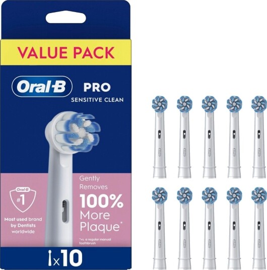 Oral-B Sensitive Clean tannbørstehoder 987516 hvit 10-pakning