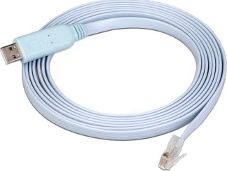 Lancom   Seriell Kabel   Usb Hann Til Rj 45 Hann   3 M   Usb 2.0   Lys Blå