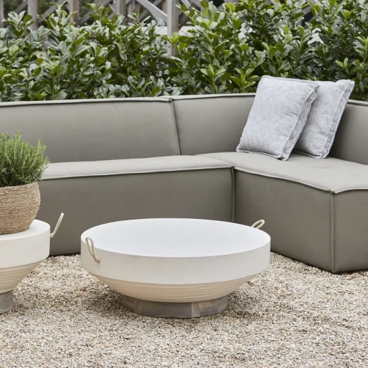 Riviera Maison Jimbaran Sofabord Ø80 cm