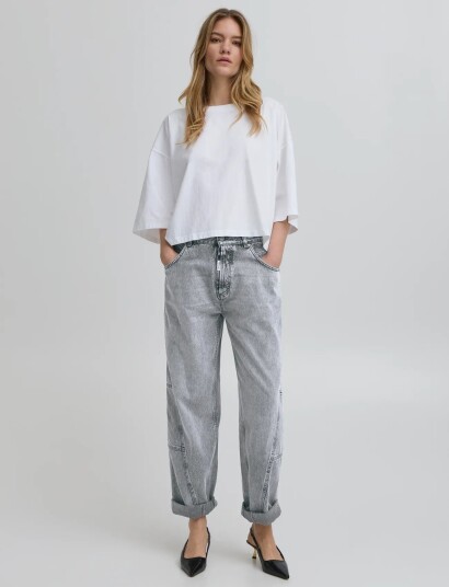 Ball Bacammie Curved Jeans Grey 33 x 32 Ball Bacammie Curved Jeans Grey 33 x 32