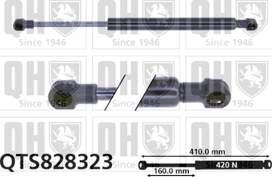 QUINTON HAZELL QTS828323 Baklukedemper