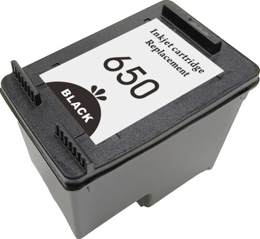 650XL blekkpatron til HP / renovert svart patron 24 ml / erstatter CZ101AE#302