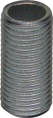 Rørnippel M10x1x30mm Rund Elgalvaniseret