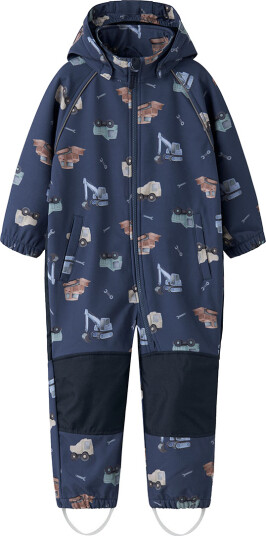 Name It Nmmalfa08 Softshell Suit Aop 1Fo Noos   Navy   86