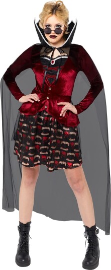 Midnatt Vampyr Kostyme - X-large