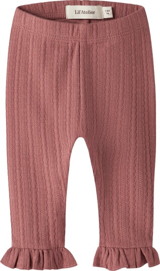 Lil"Atelier Nbfonela Slim Leggings Lil WITHERED ROSE 86