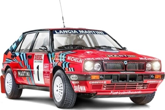 Italeri 4712 Lancia Delta HF Integrale 16V 1989 Byggesett 1:12
