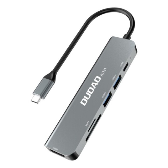 Dudao A15H 6-in-1 Type-C Adapter Dockingstation