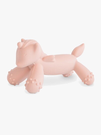Mushie Enhjørning Biteleke Blush