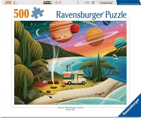 Ravensburger Puslespill 500 Camp Sight