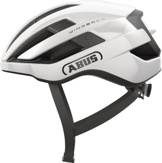 ABUS WingBack sykkelhjelm Shiny White