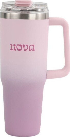 Nova Dynamic Termokopp m/Sugerør 1,1L Rosa Nova Dynamic Termokopp m/Sugerør 1,1L Rosa