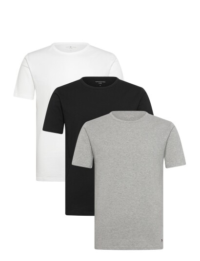 Tommy Hilfiger Stretch Cn Tee Ss 3Pack   White   XL