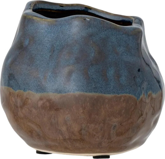 Bloomingville Lotti Vase Ø13 cm Blå Bloomingville Lotti Vase Ø13 cm Blå