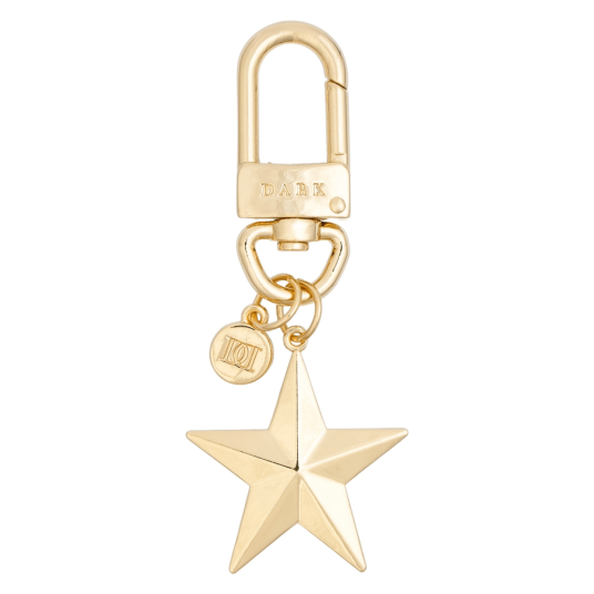 Dark Metal Sign Bag Charm Star Dark Metal Sign Bag Charm Star