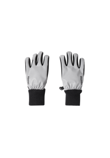 Reima Heippa softshellhansker silver str 3=2 4 år Reima Heippa softshellhansker silver str 3=2 4 år