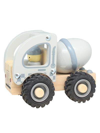 Magni Wooden cement truck with rubber wheels 5593 Magni Wooden cement truck with rubber wheels 5593
