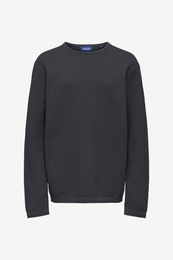 Only & Sons Junior Pullover osjPanter Reg Crew Knit Blå