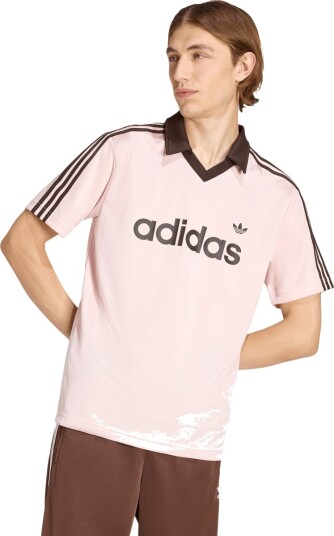 Adidas Originals Polo T skjorte Herre Lyserosa L