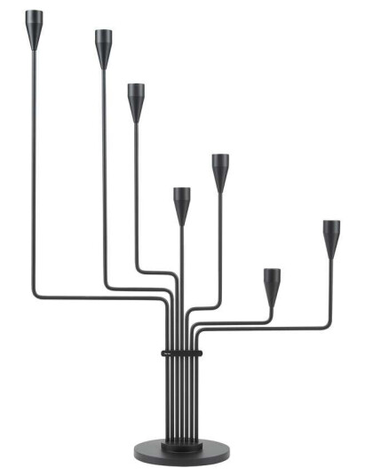 Piet Hein Boligtilbehør - Karlsvognen Candle Holder H63 Black Piet Hein