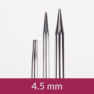Drops Pro Classic Utskiftbare Rundpinner Messing 12cm 4,50mm / 4.5in U Drops Pro Classic Utskiftbare Rundpinner Messing 12cm 4,50mm / 4.5in U