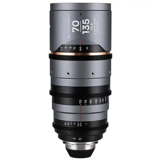 Laowa Sunlight 70 135mm T4.5 2x FF PL Anamorphic Zoom Amber Arri PL