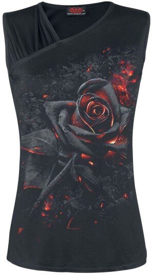 Spiral Topp Burnt Rose S til XXL Damer svart Spiral Topp Burnt Rose S til XXL Damer svart