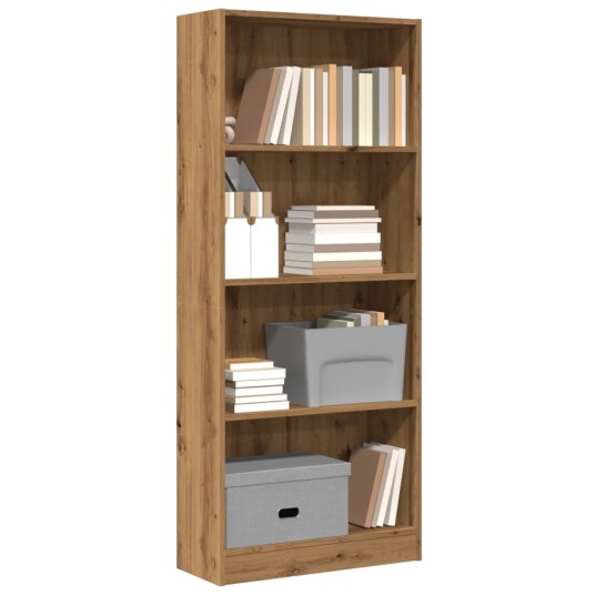 Bokhylle artisan eik 60x24x143 cm konstruert tre Bokhylle artisan eik 60x24x143 cm konstruert tre