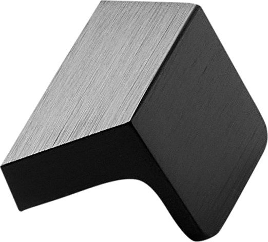 BESLAG DESIGN ENVELOPE 32 MM KNOTT BØRSTET SVART 352026-11
