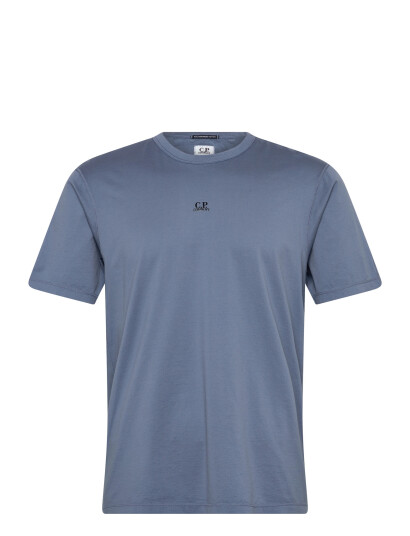 C.P. Company Logo Print T-Shirt - Blue - XS