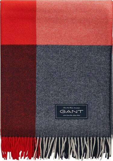 Gant Home   Ullpledd Check   Rød